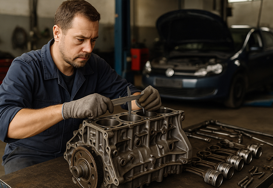 Ремонт двигуна СТО фото