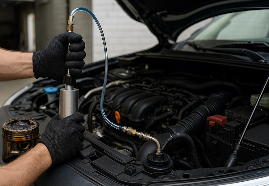 Розкоксування двигуна на СТО фото