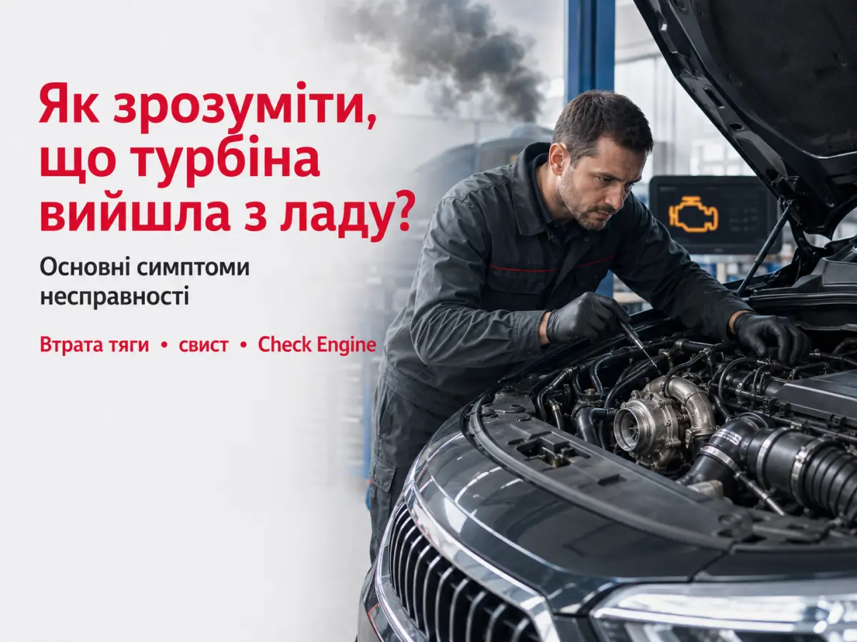 Як зрозуміти, що турбіна автомобіля вийшла з ладу