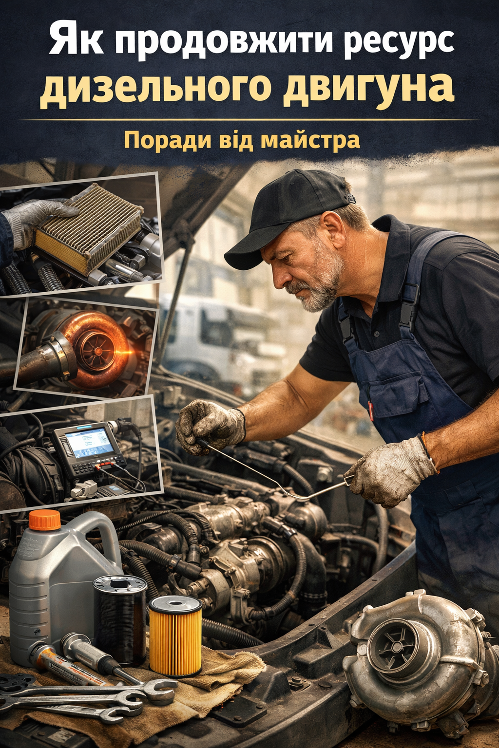 Як продовжити ресурс дизельного двигуна: поради від майстра
