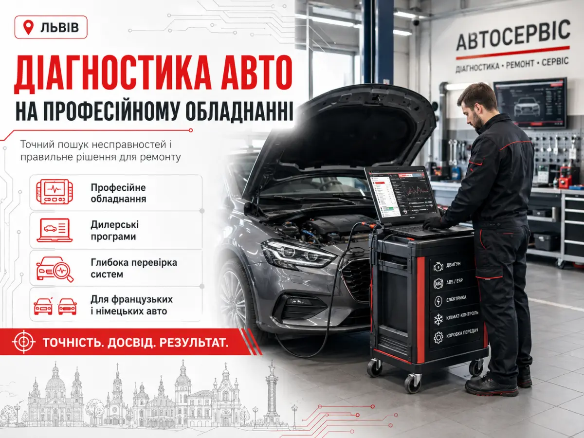 Діагностика авто у Львові на професійному обладнанні в СТО Автопарк-Сервіс