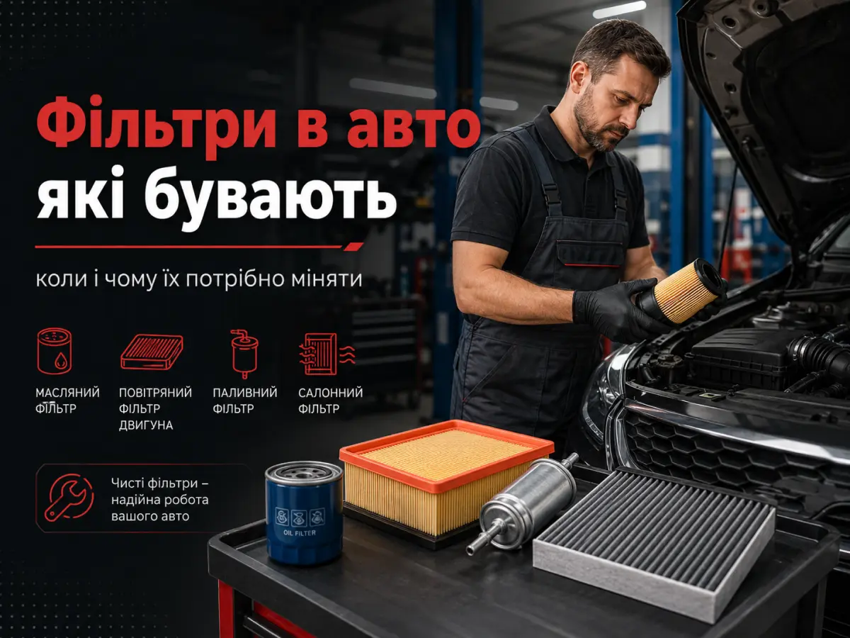 Заміна фільтрів в авто у Львові